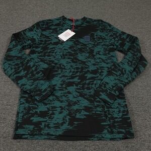 Topo Designs Shirt Mens Medium Forest Multi Splintered Tee Long Sleeve Graphic